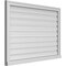 Ekena Millwork Vertical Surface Mount PVC Gable Vent: Functional, w/ 2"W x 2"P Brickmould Sill Frame, 42"W x 30"H GVPVE42X3003SF - alternate 5